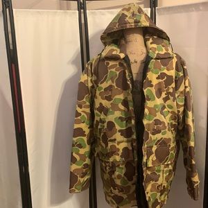 Stearns Large Camouflage hunting/rain jacket. $30.